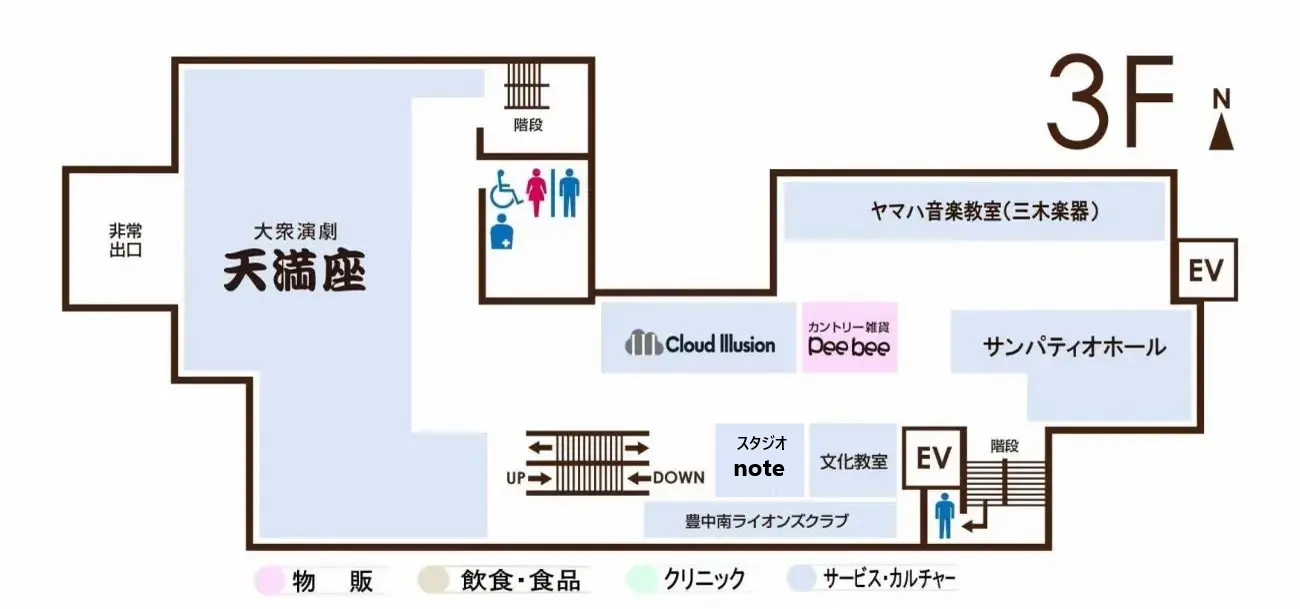 3F フロアマップ