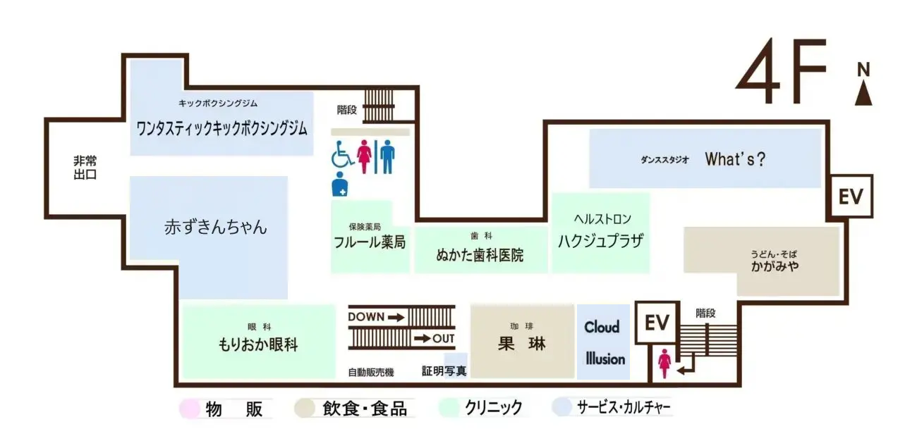 4F フロアマップ
